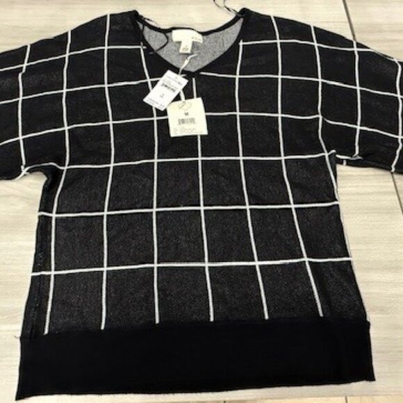 Womens 3/4 sleeve sweater By Design Sz M - Picture 1 of 3